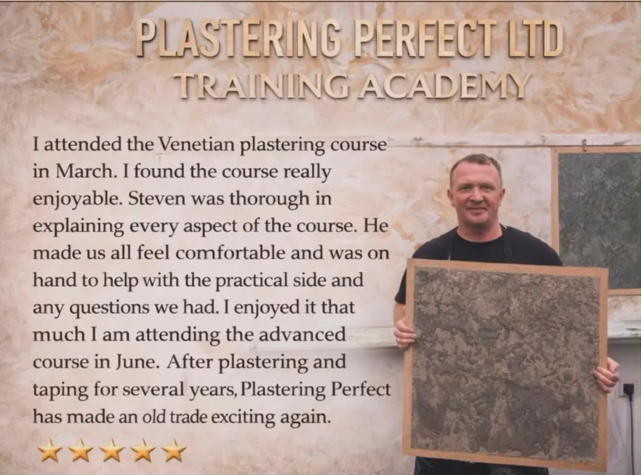 Venetian Plaster Training Courses in Scotland - Plastering Perfect LTD 2026 - 2